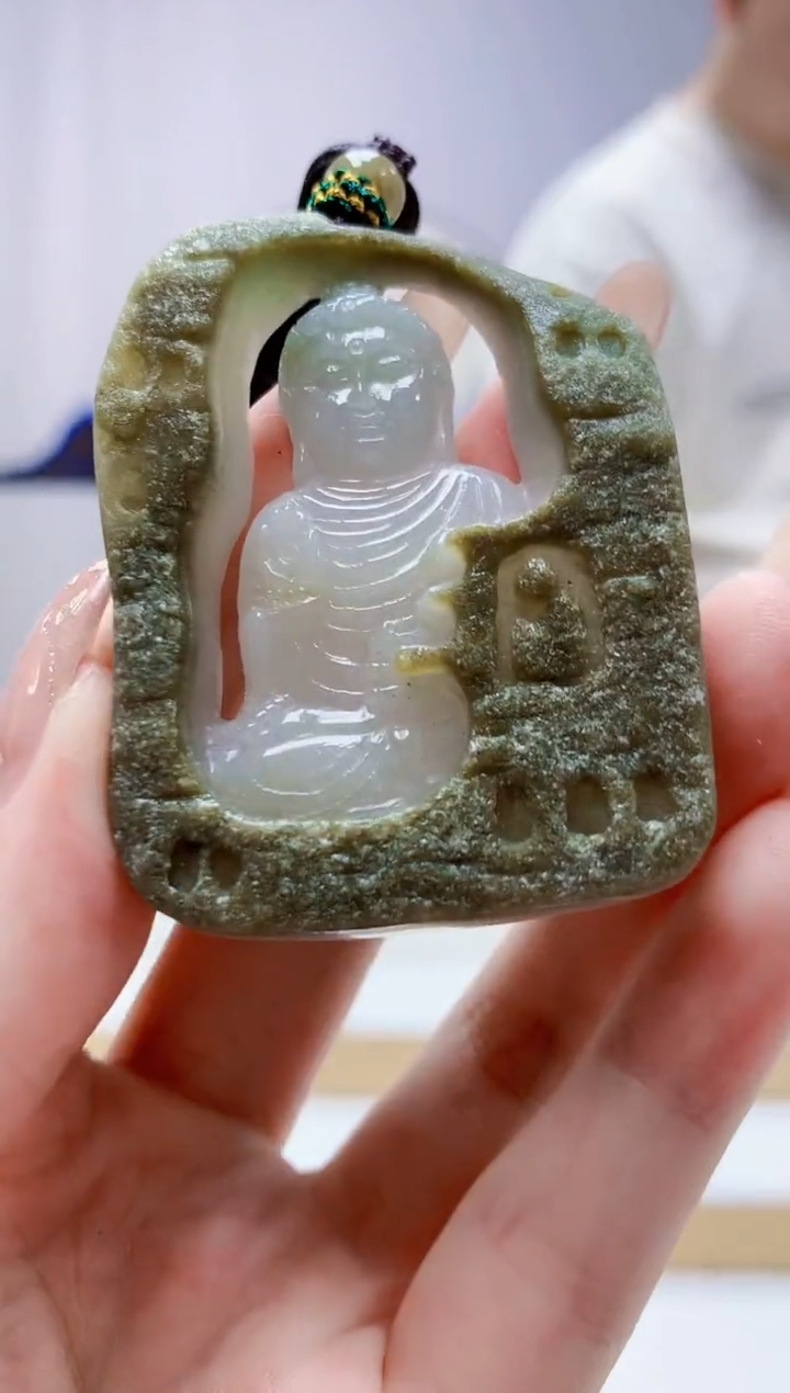 未镶嵌定制翡翠4917jw-毛货挂件85