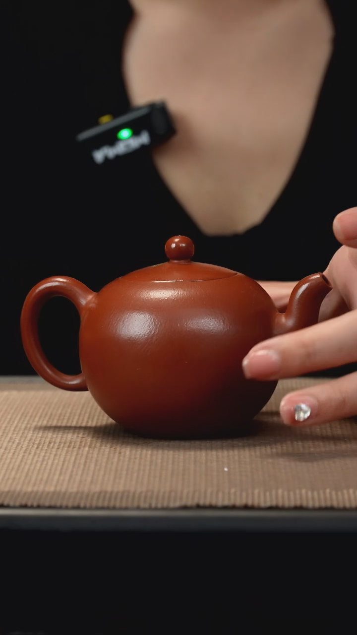 茶壶紫砂朱泥一粒珠190c