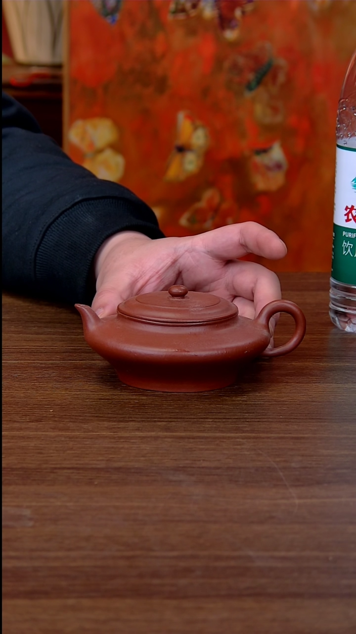 【闪购商品】紫砂茶壶虚扁壶一个