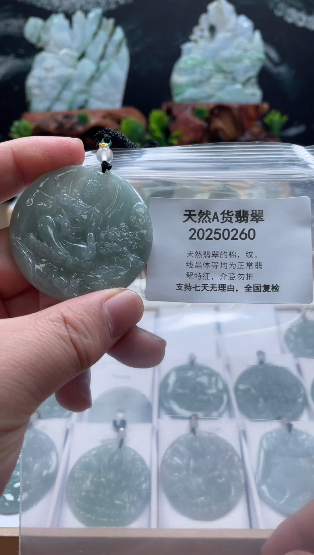颈饰未镶嵌翡翠翠峰珠宝202512020004