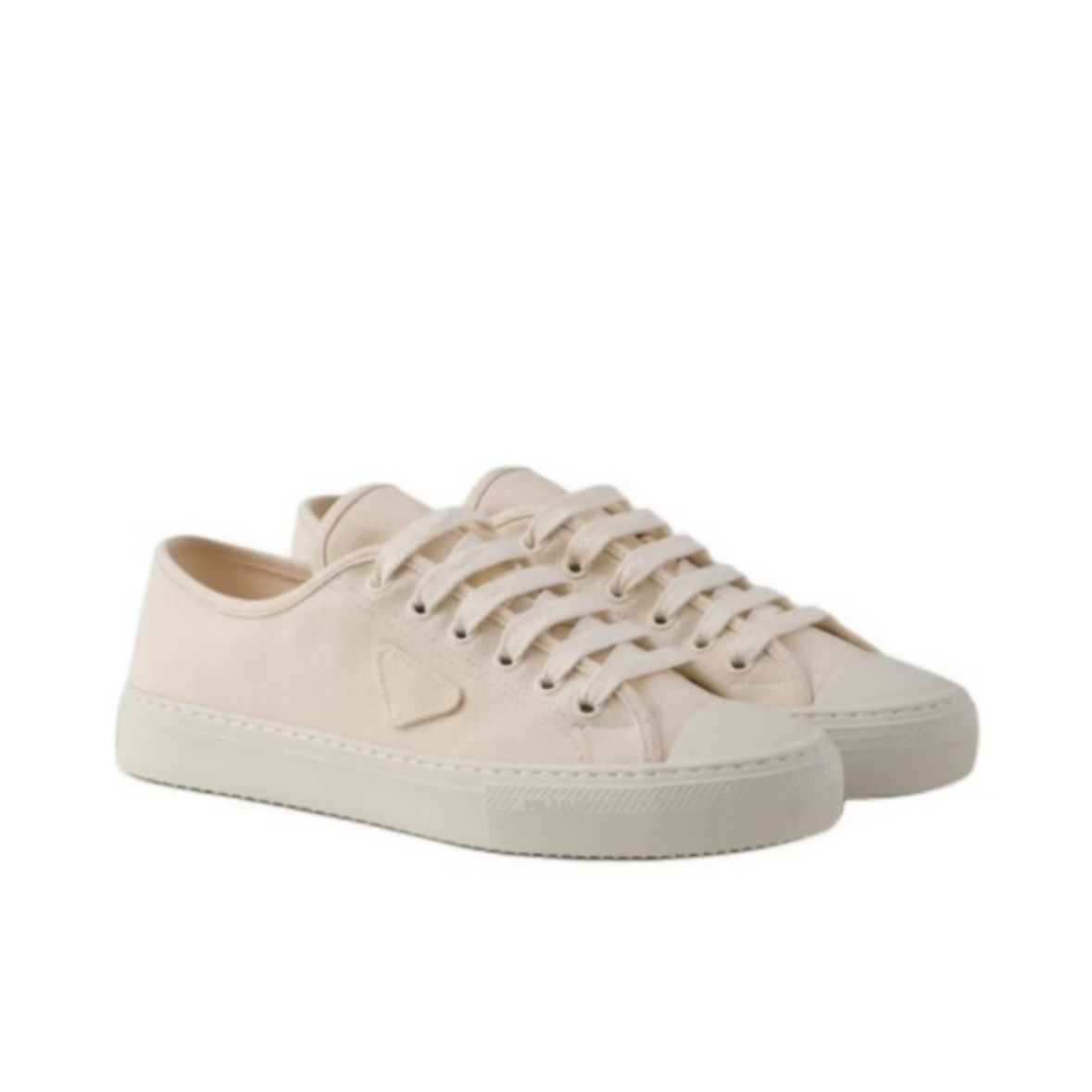 未使用 Prada/普拉达 男士米白色休闲鞋 MCS30405