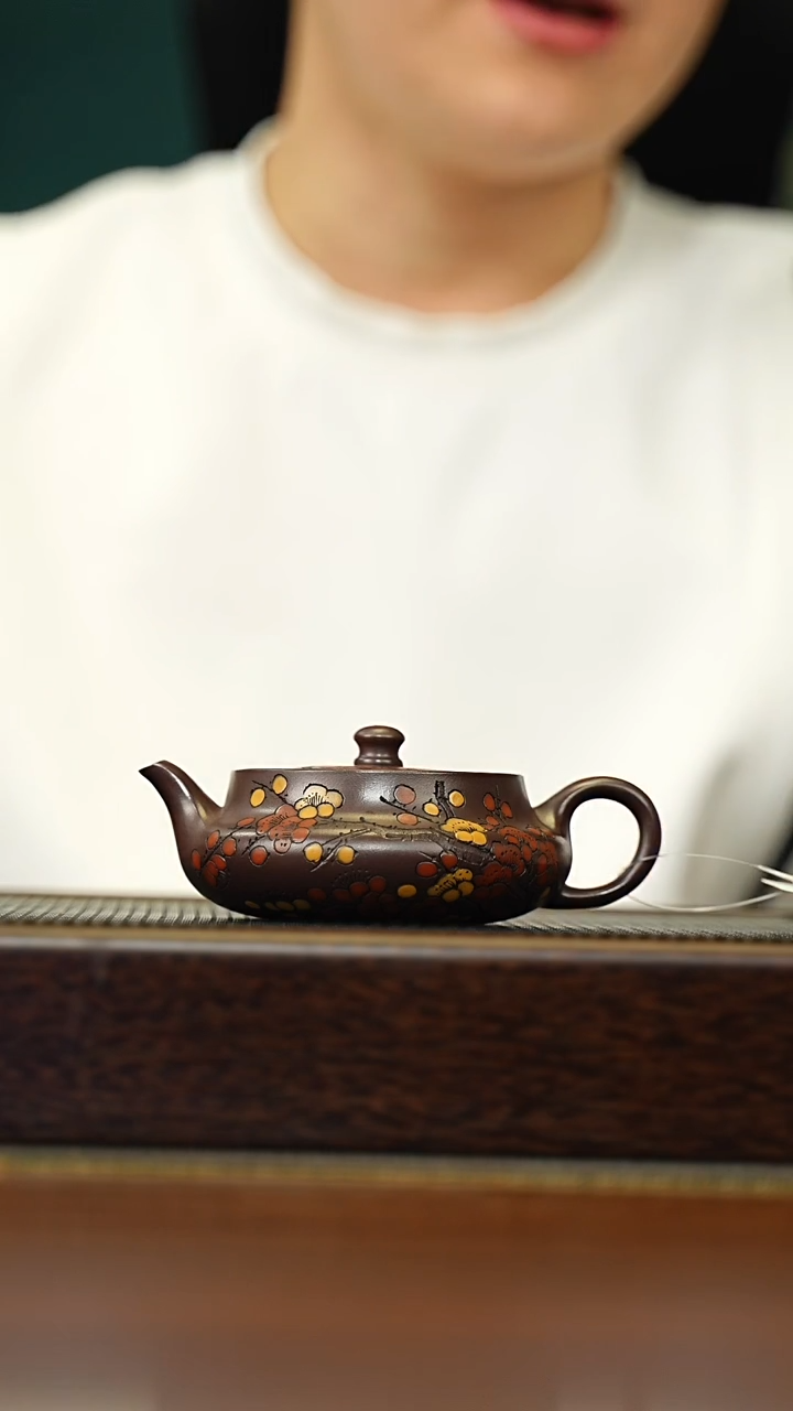 茶壶紫砂宜兴原矿 手工 紫砂壶容量120CC