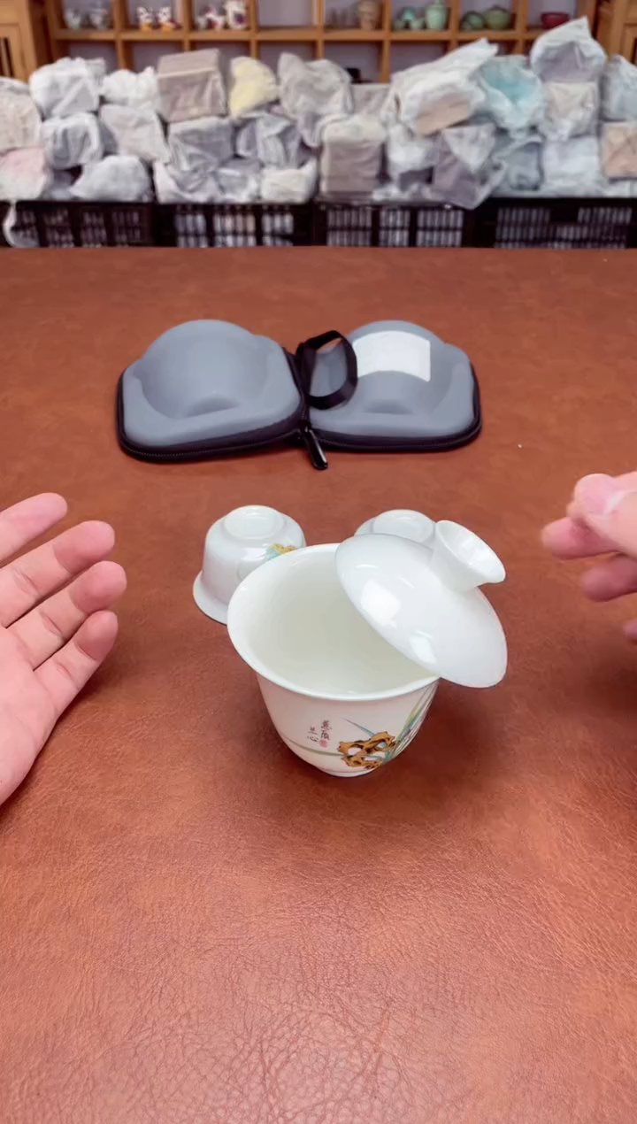 【闪购商品】摆件高端瓷器易仟杯茶器