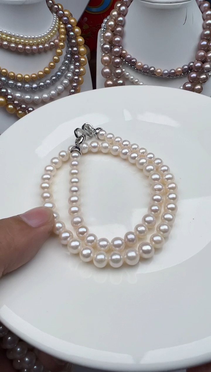 淡水珍珠未镶嵌颈饰1