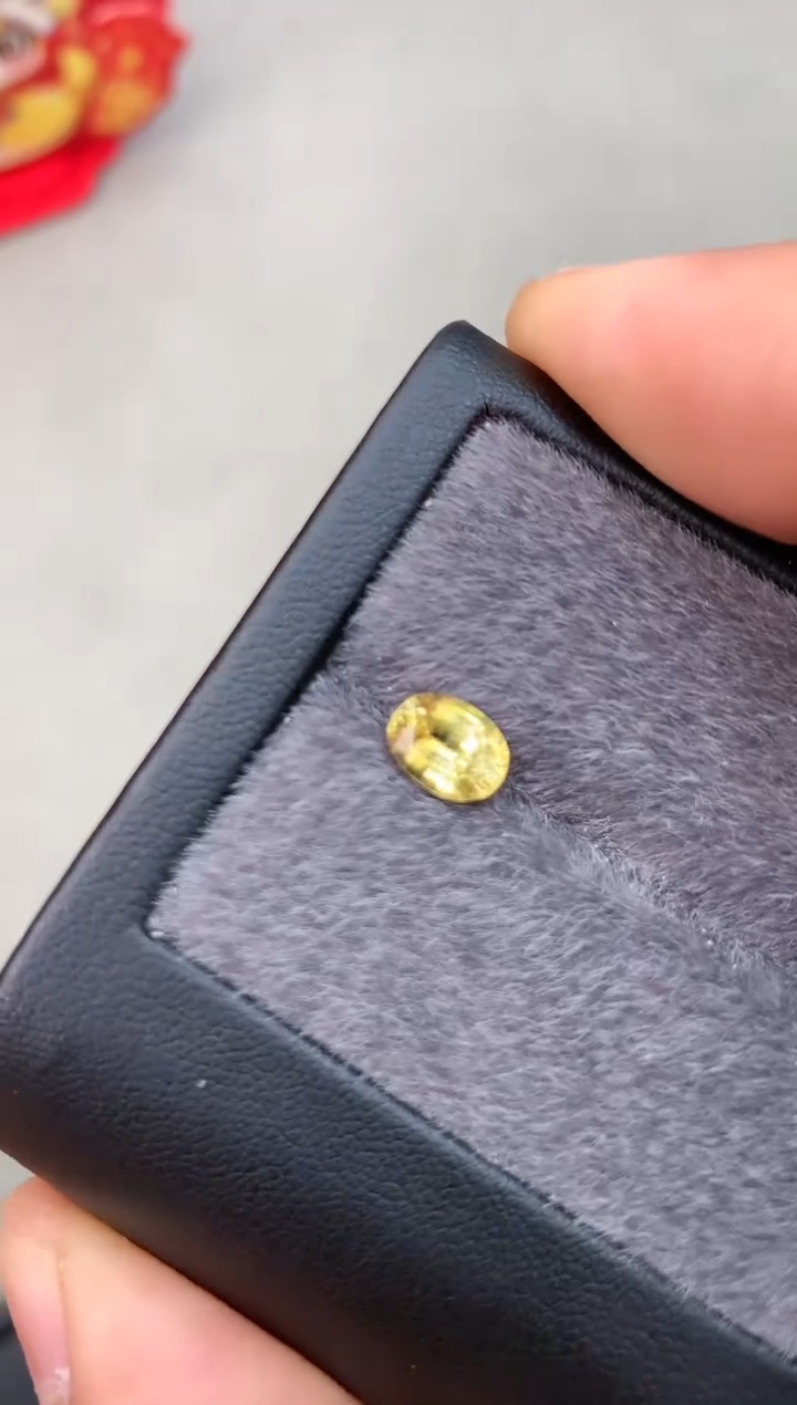 【闪购商品】定制蓝宝石裸石未镶嵌1.30ct 兰卡老烧蓝宝石