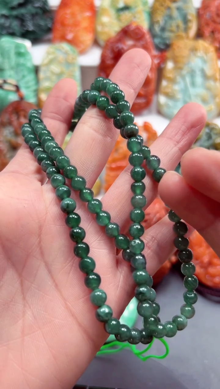 吊坠(不含链)未镶嵌翡翠沅**青多样性发其一7