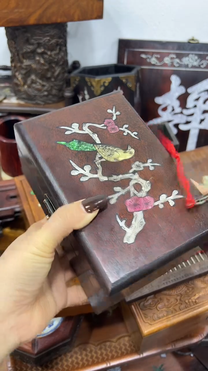 木沐头淘摆件木雕件