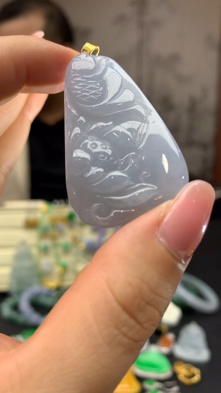 【闪购商品】翡翠颈饰未镶嵌1-天然翡翠