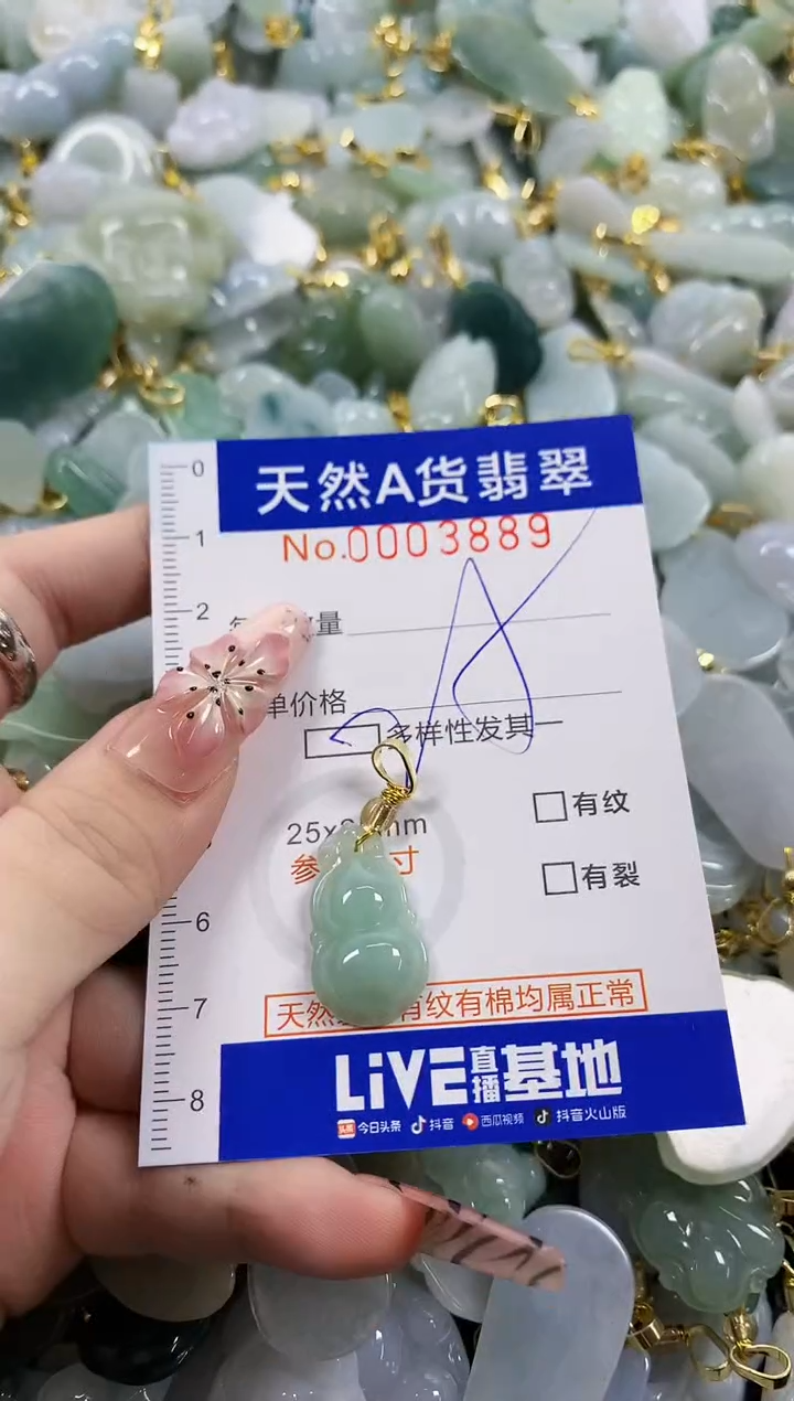 颈饰未镶嵌翡翠天然A货翡翠