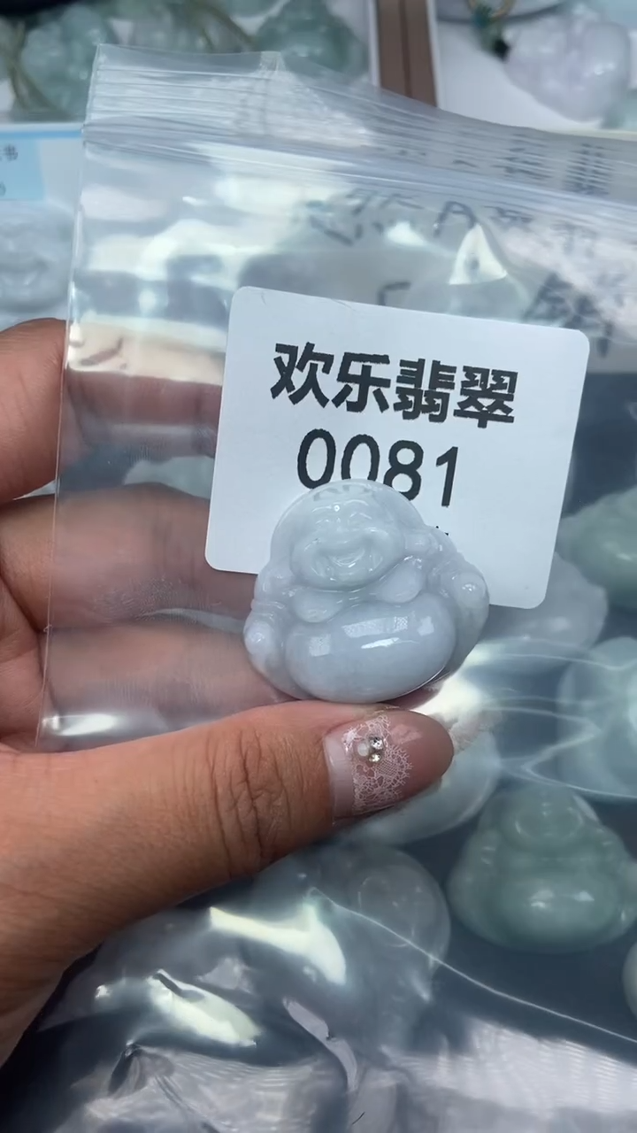 颈饰未镶嵌翡翠缅甸天然翡翠0081