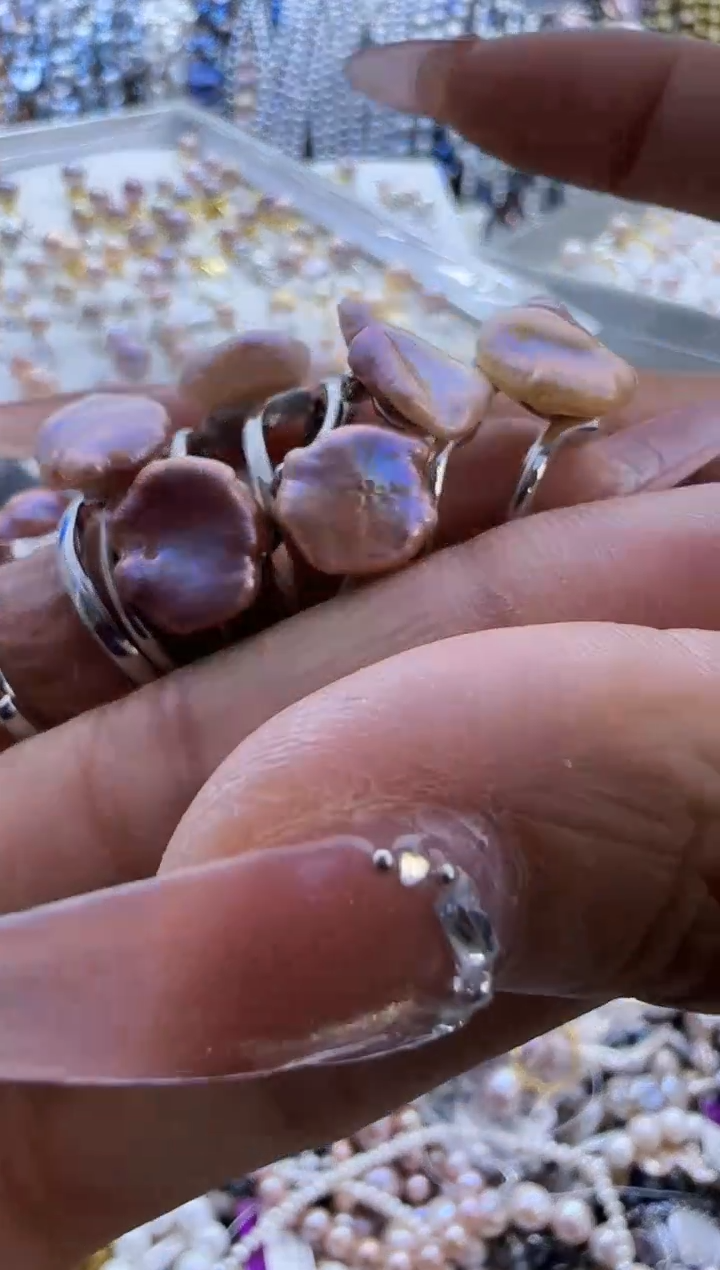 【闪购商品】淡水珍珠戒指未镶嵌626