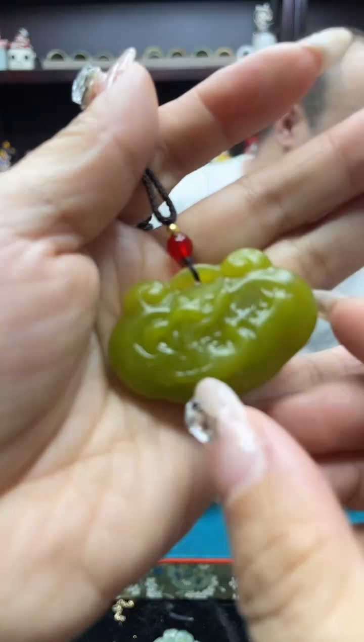 未镶嵌岫玉吊坠多样性发*货拍一发一