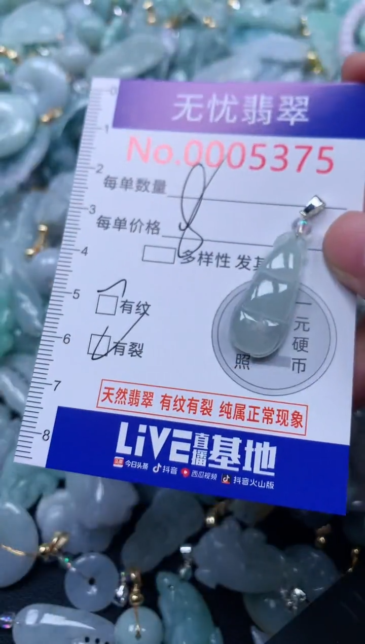 颈饰未镶嵌翡翠5375