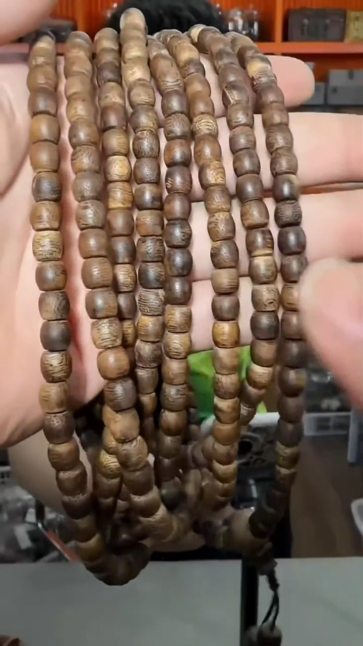 沉香手串190号长串大叻0.7多样性发一