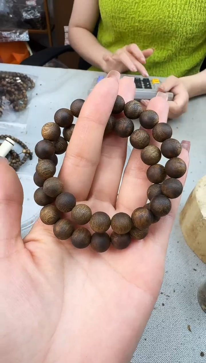 手串沉香1011白奇沉浮圆珠单圈多样性发一