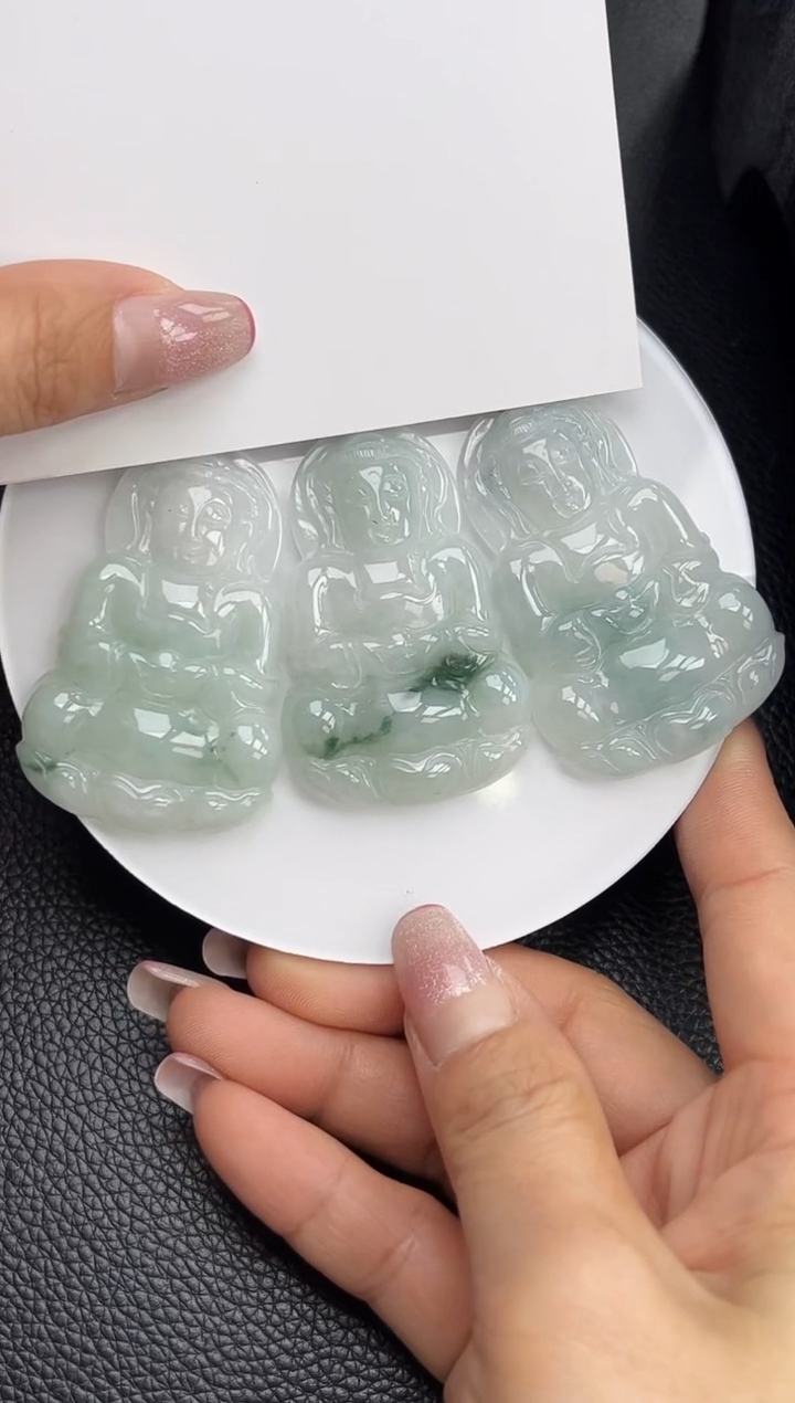 【闪购商品】翡翠颈饰未镶嵌K666-774 观音多样性发一