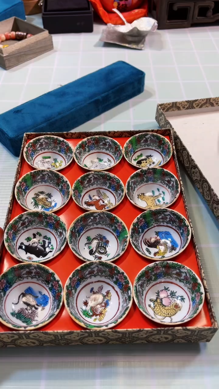 【闪购商品】瓷片陶茶666文玩周边多人