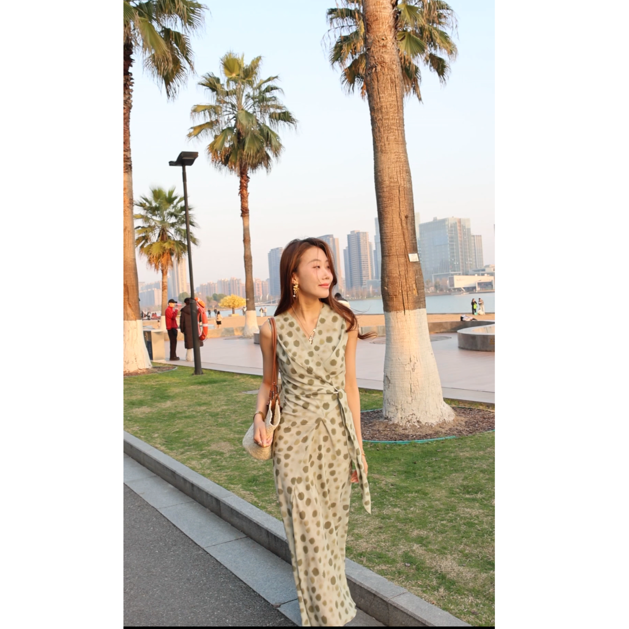 Hangsixiang.小爽【夏韵】女神连衣裙9813