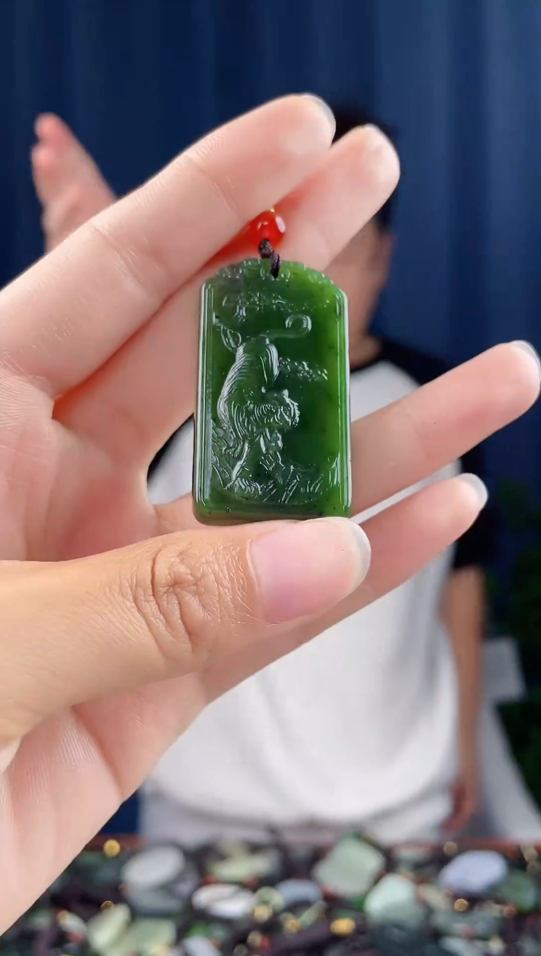 未镶嵌和田玉挂件拍一发一，多样性发货