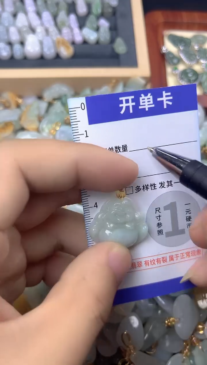 颈饰未镶嵌翡翠天然A货翡翠