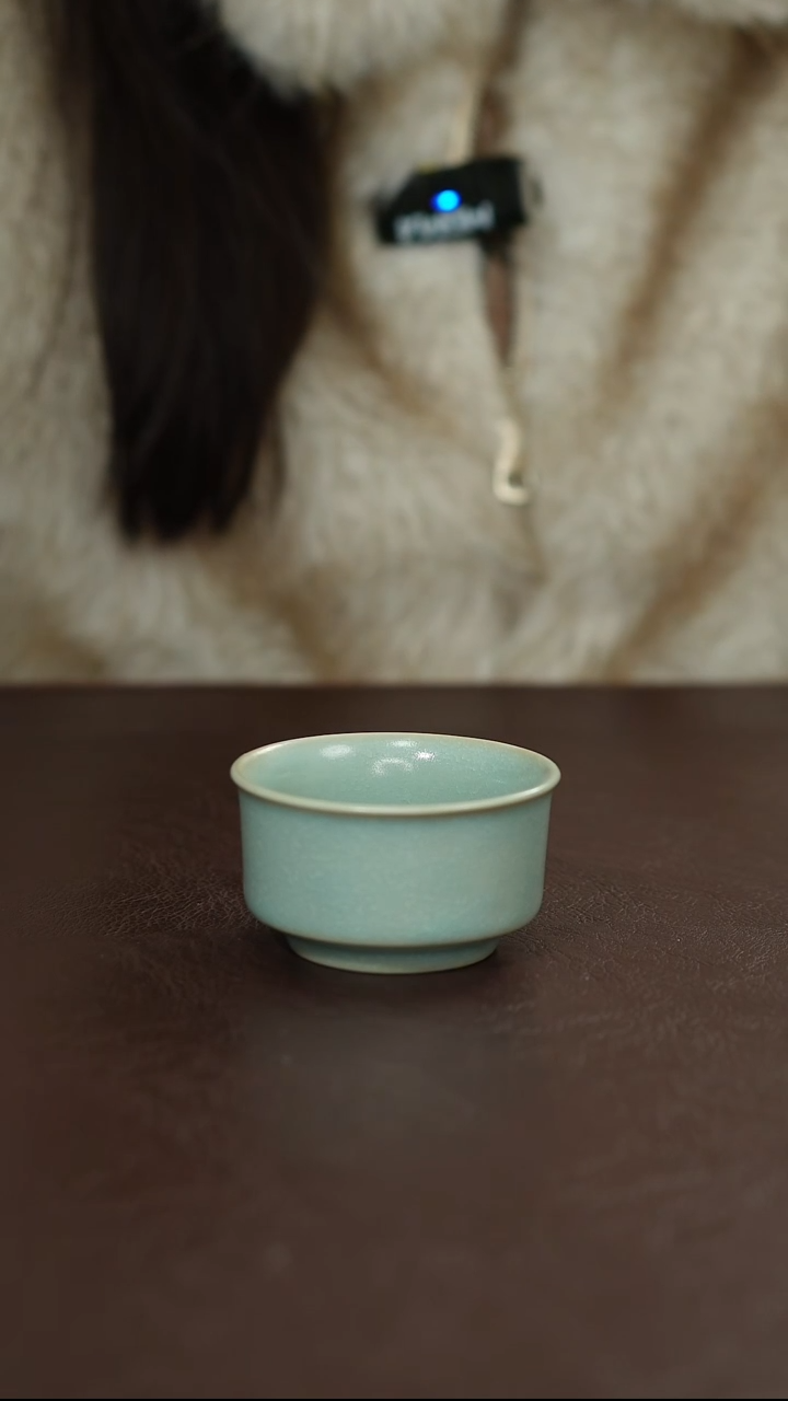 摆件陶原矿原釉汝宋汝瓷