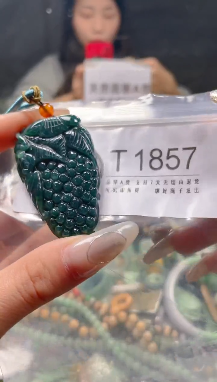 【闪购商品】翡翠颈饰未镶嵌/T/翡翠A货一图一物