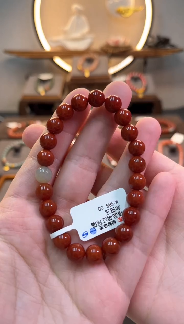 【闪购商品】玛瑙/玉髓手链合金货号789