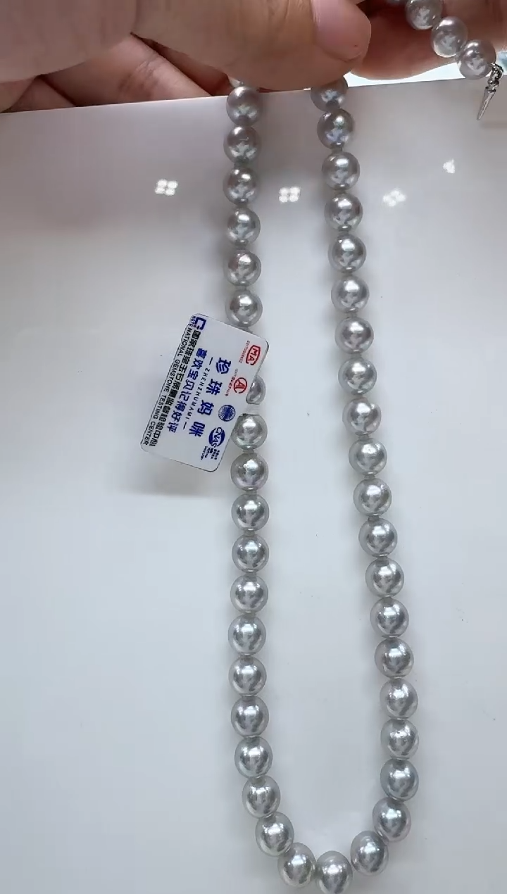 【闪购商品】海水珍珠颈饰银S925镶嵌真科研