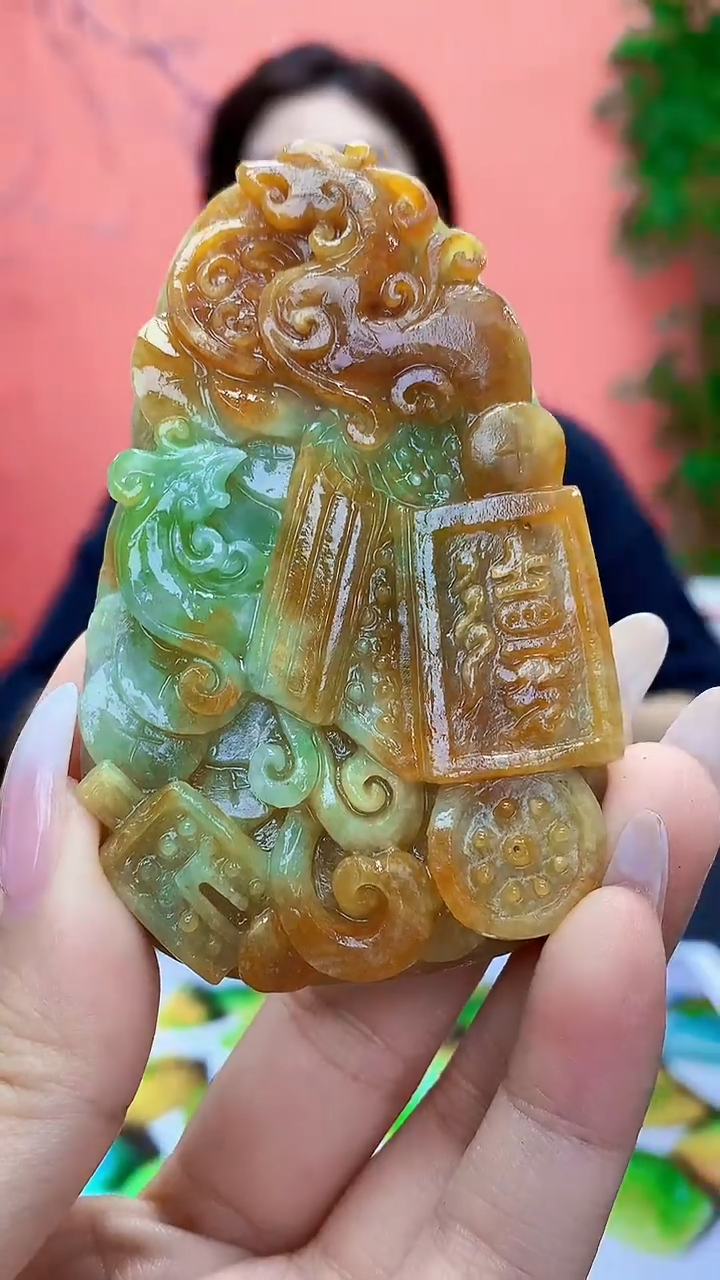 未镶嵌定制翡翠4829ty-毛货挂件11