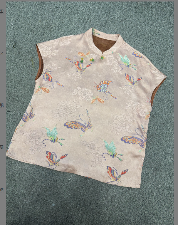 17876国风提花上衣