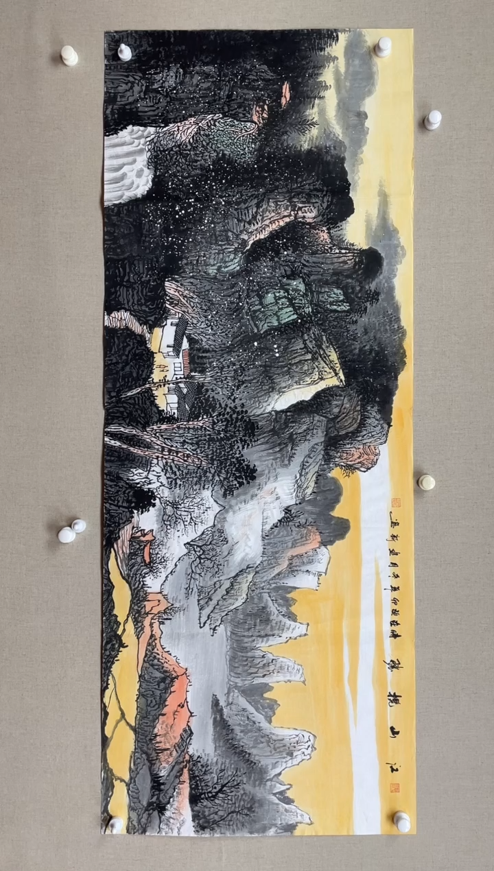 国画180*68 刘建新刘建新刘建新刘建新