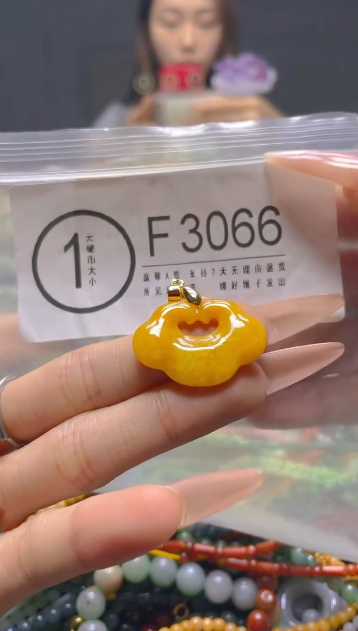 颈饰未镶嵌翡翠/F/翡翠A货，一件也是批发价
