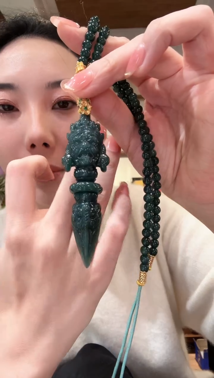 【闪购商品】翡翠颈饰未镶嵌国风