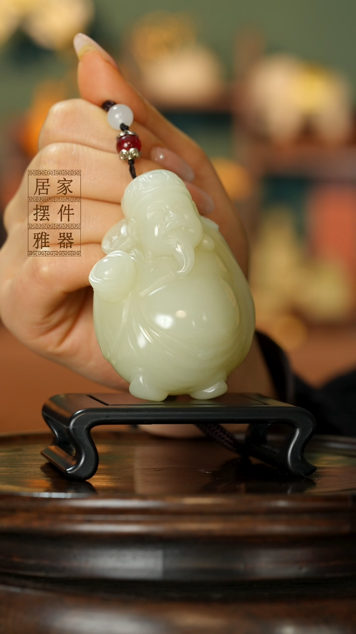 玉《富运亨通 财神到》摆件