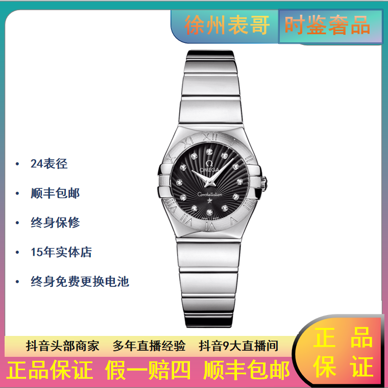 99新 Omega/欧米茄 女星座/公价23500/123.10.24.60.51.002