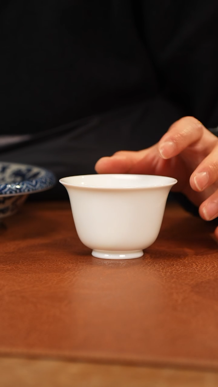 【闪购商品】杯景德镇白胎铃铛杯