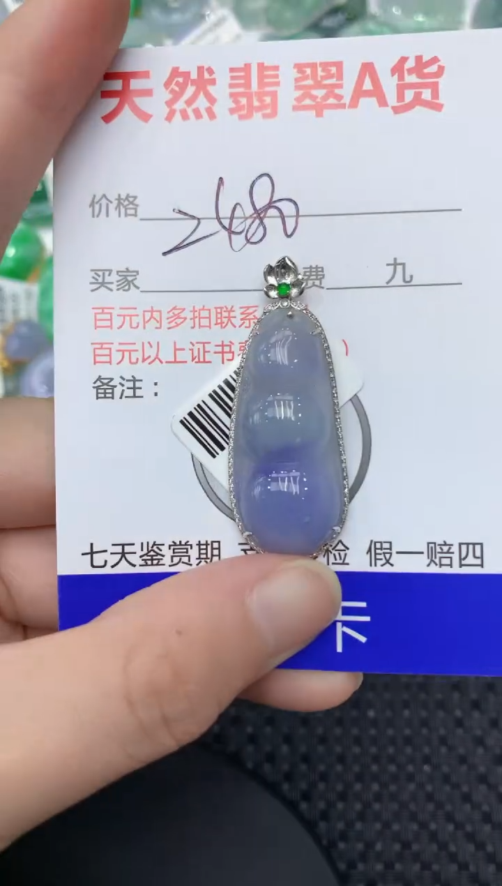 【闪购商品】翡翠颈饰18K金镶嵌111111111