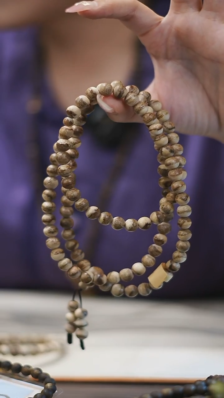 手串沉香8mm国香沉香多圈18g+多样性发一