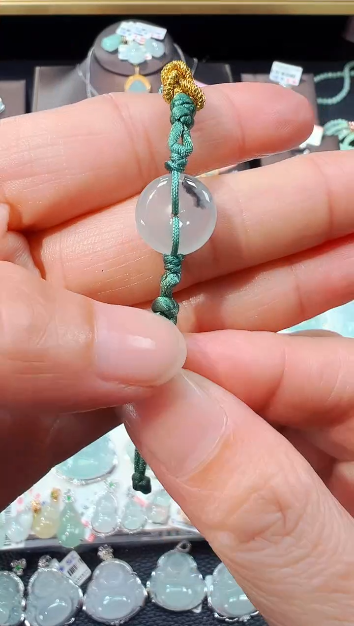 【闪购商品】翡翠手绳未镶嵌平安扣手绳