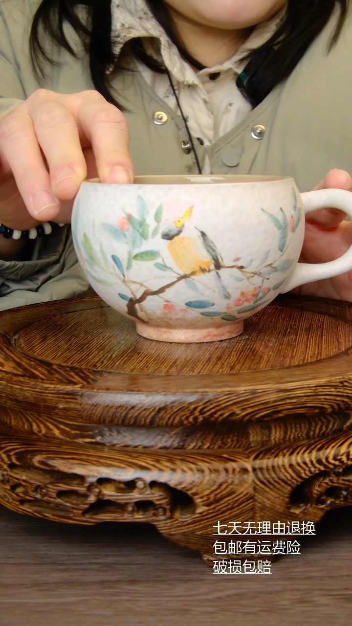 【闪购商品】杯子杯子纯手工手绘景德镇