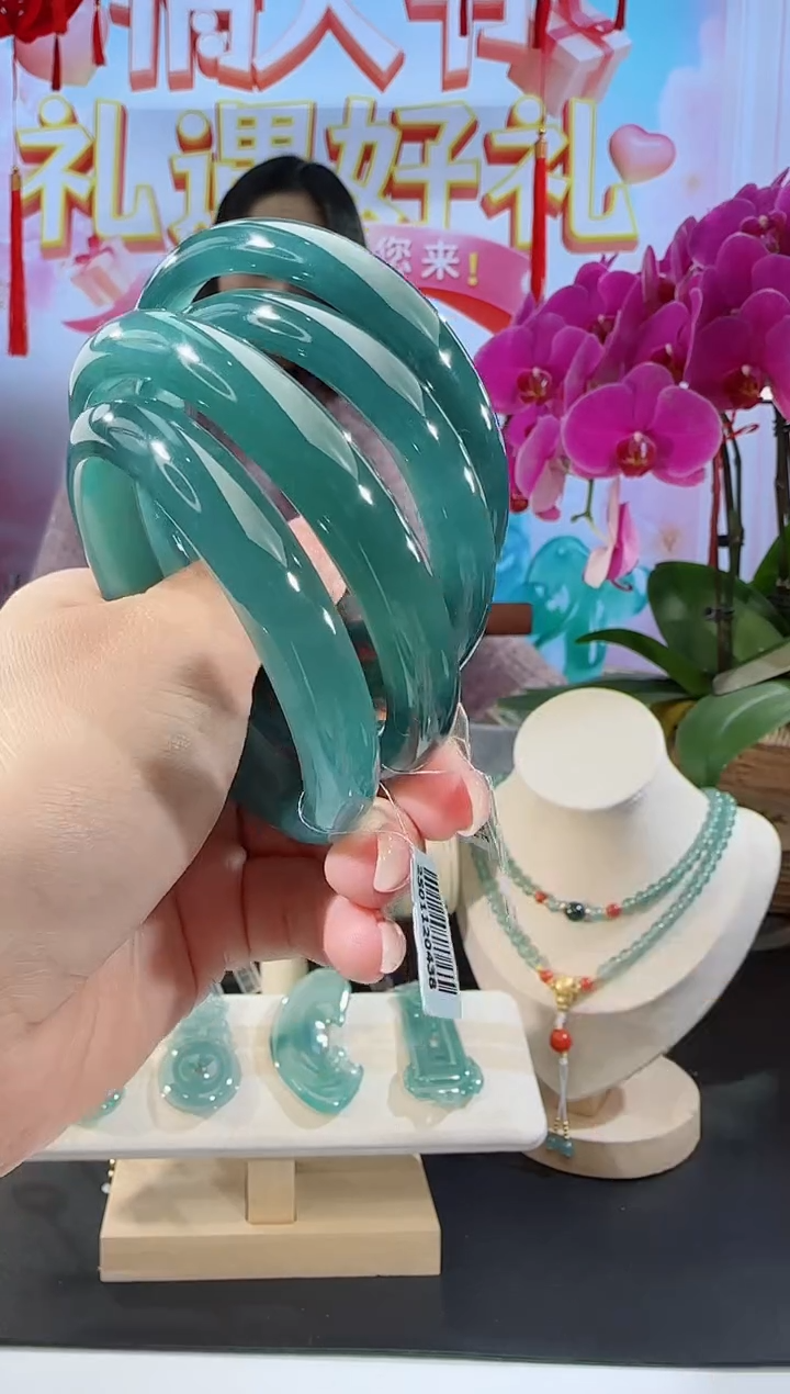 【闪购商品】翡翠手镯未镶嵌圈口可选多样性发一