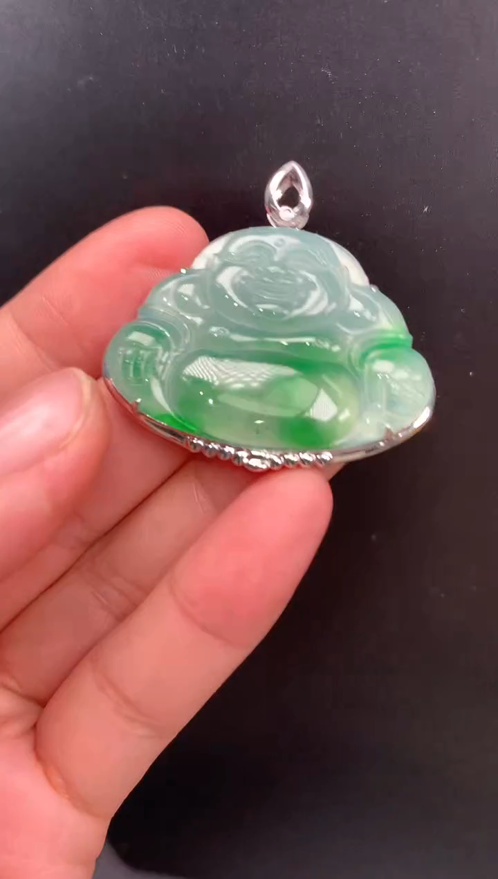 【闪购商品】翡翠颈饰18K金镶嵌一