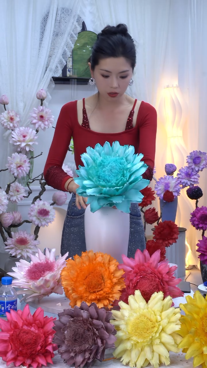 永生洋蓟蒂芙尼蓝单头【叶片有伤】7687