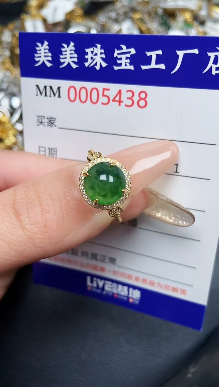 【闪购商品】翡翠颈饰银S925镶嵌5438