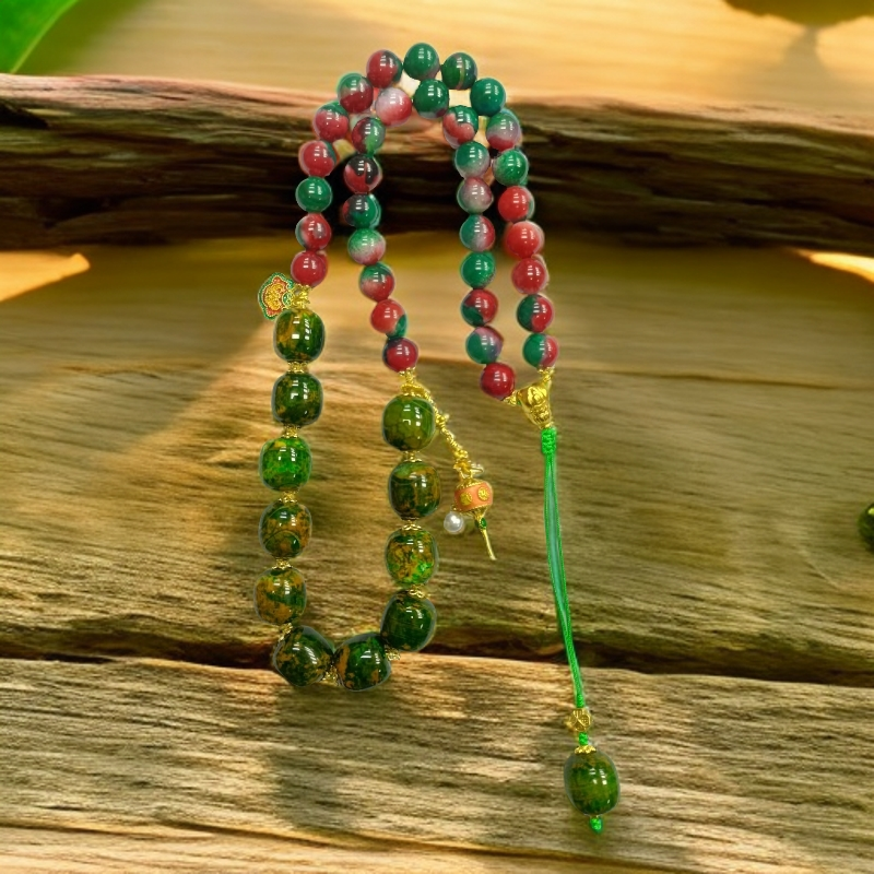 琳琳「珍藏精品」龙脉石项链A741