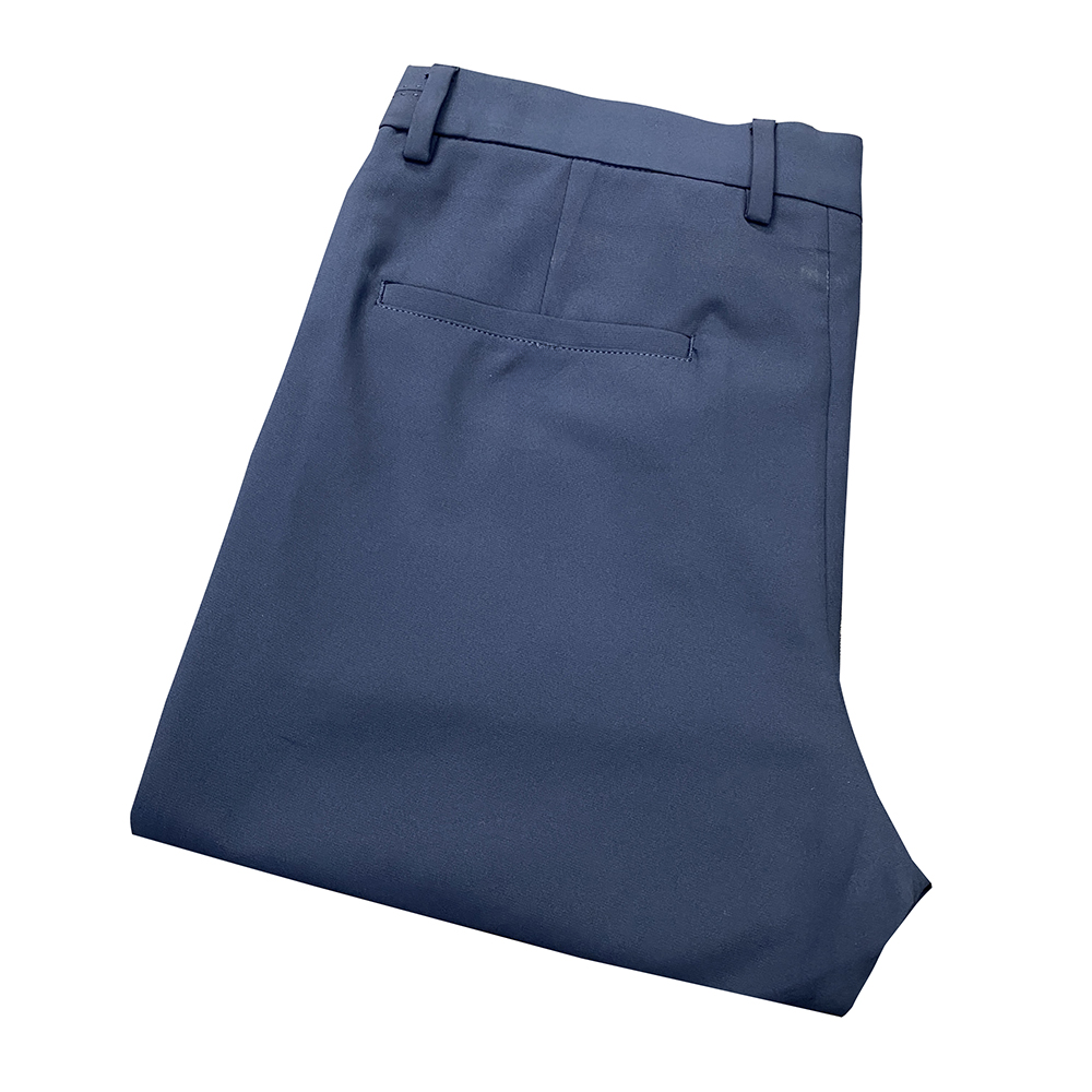 鸟【夏日冰丝高弹】青色男士夏季薄款轻奢百搭直筒商务休闲裤XK131