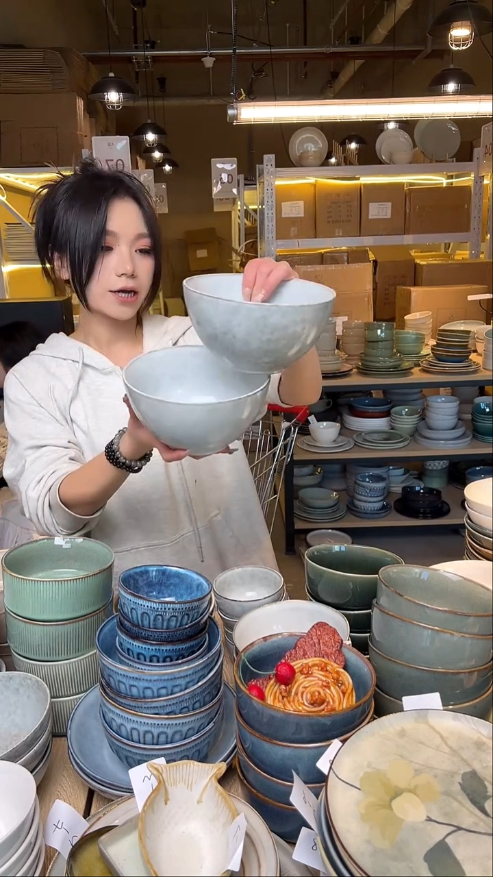 瓷102外贸尾货窑变釉下彩默认微瑕