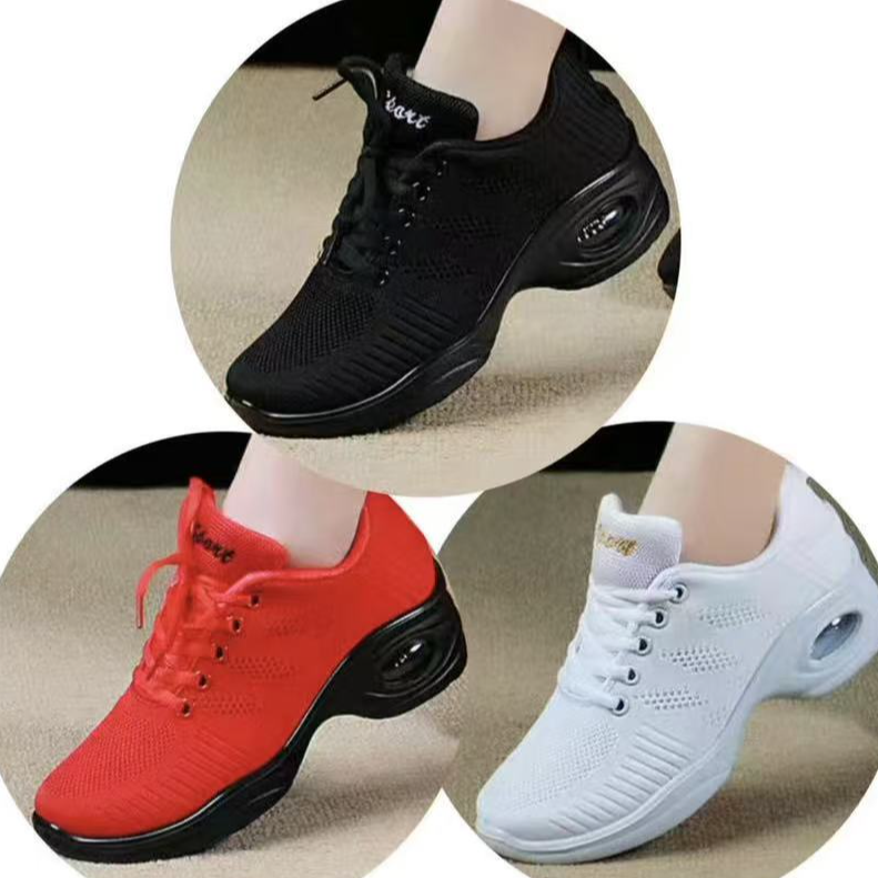 老北京针织舞蹈鞋软底软面时尚百搭