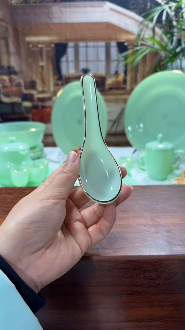 【闪购商品】...小汤勺玉瓷10个 【贝美】