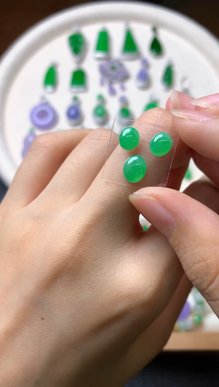 【闪购商品】定制翡翠未镶嵌裸石（镶嵌定制）